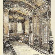 Salon Knížecí, tedy nyní Císařské koupelny.