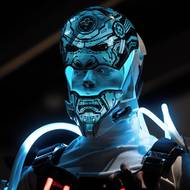 Cosplayeři se objevili na jevišti i během slavnostního zahájení.