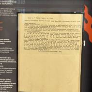 Originál dopisu, který Františka Plamínková napsala v roce 1938 Adolfu Hitlerovi. 