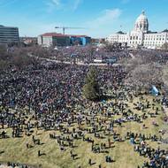Protest No Kings v Minnesotě.