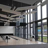 Slavnostní uvedení do provozu sportovně-společenské haly, která vznikla v bývalé výpravní budově železničního nádraží v Havířově, 15. září 2022.