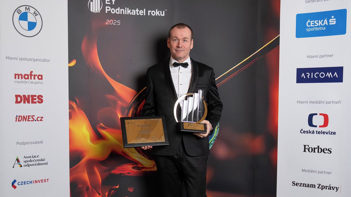 Podnikatelem roku 2025 je Dušan Šenkypl z Pale Fire Capital