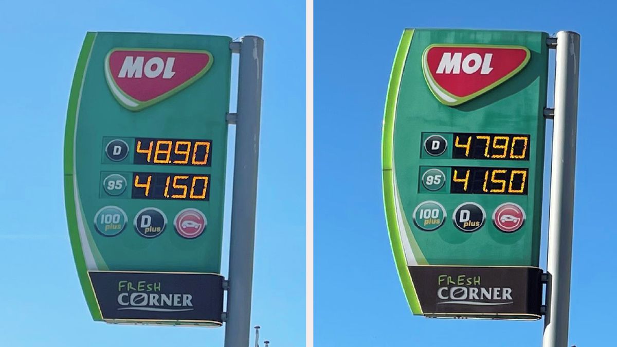 Před a po vládním zastropování. Takhle pumpaři změnili ceny