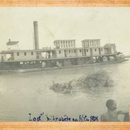 Herbersteinova sbírka, parník na Nilu, v němž cestoval hrabě Herberstein.