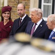 Další spekulace okolo porušení protokolu se týkala Trumpova přivítání s princeznou Catherine, manželkou korunního prince Williama (pár vlevo na snímku). Prezident jí lichotil: „Jste krásná. Tak krásná.“ Vzhledem k již řečenému Trump komentováním princeznina vzhledu technicky protokol neporušil. „Ale podle mého názoru by to trochu překračovalo neoficiální pravidla osobní diplomacie,“ poznamenal pro kanadskou televizi CBC News královský historik Justin Vovk.