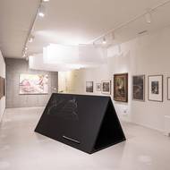 Snímek z výstavy Krajiny spatřené.