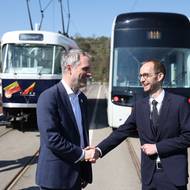 Bývalý pražský primátor a náměstek pro dopravu Zdeněk Hřib a současný náměstek Jaromír Beránek (Piráti).