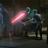 Snímek ze seriálu Maul – Pán stínů.