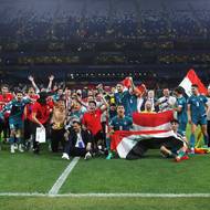 Národní tým slaví v Mexiku barážový postup.