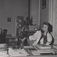 Anna Masaryková vedla na přelomu 40. a 50. let archiv a stala se tak jeho zakladatelkou. 