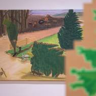 Detail malby od Xénie Poldaufové z roku 2024.