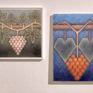 Snímek z výstavy děl Václava Sokola na Kampě.