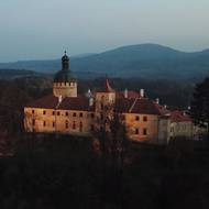 Hrad Grabštejn při Hradozámecké noci.