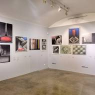 Snímek z výstavy děl Václava Sokola na Kampě.