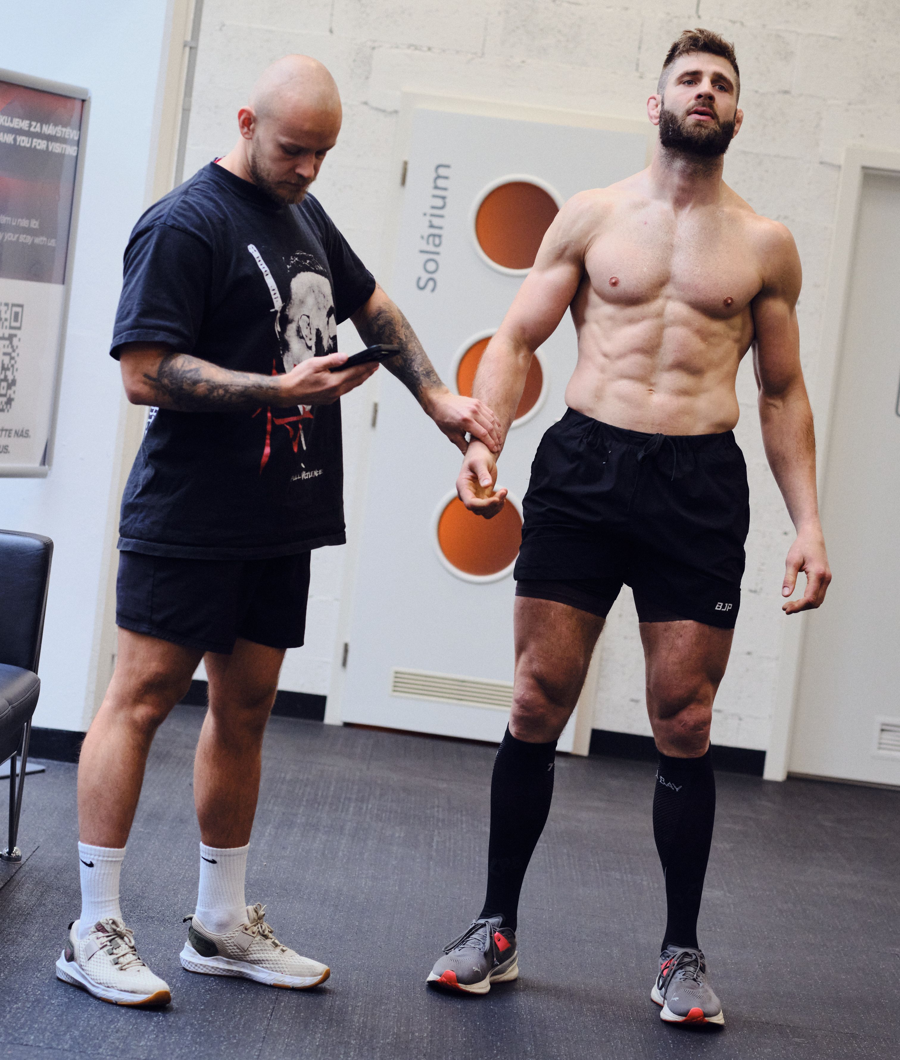 Jiří Procházka in training
