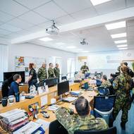 Krajský úřad v Českých Budějovicích fungoval během sobotního cvičení na dieselovém agregátu.