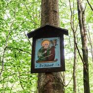 Svatý obrázek sv. Huberta.