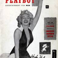 Marilyn Monroe na historicky prvním vydání Playboye v roce 1953.