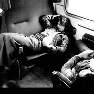 Milan Pitlach: Ve vlaku Polanky do Ostravy, 3. 10. 1978, fotografie, papír.