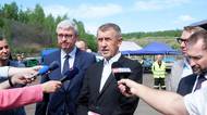 „Dobré řešení.“ Babiš navštívil místo, kde hrozí ekologická katastrofa