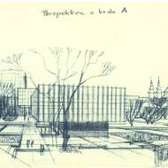Prostor pod areálem plánoval Prager upravit jako architektonicky komponovanou městskou krajinu. 