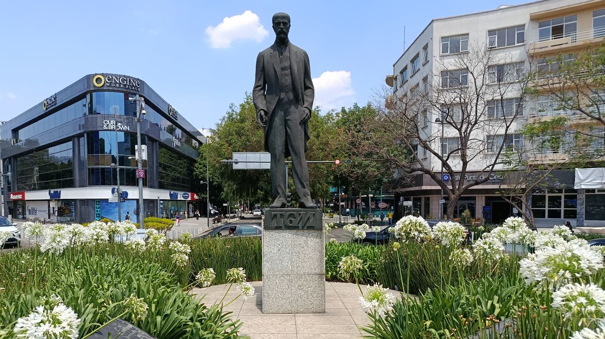 Masaryk, český hrdina Mexika. Nejluxusnější ulice se jmenuje po TGM
