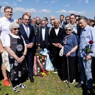 Účastníci piety uctili památku odsunutých lidí. 