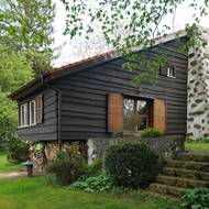Bačkovského chata, architekti František Cubr a Zdeněk Pokorný, Seč, ČR, 1946.
