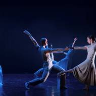 Karel Audy a Jarmila Hruškociová v choreografii Sinfonietta.