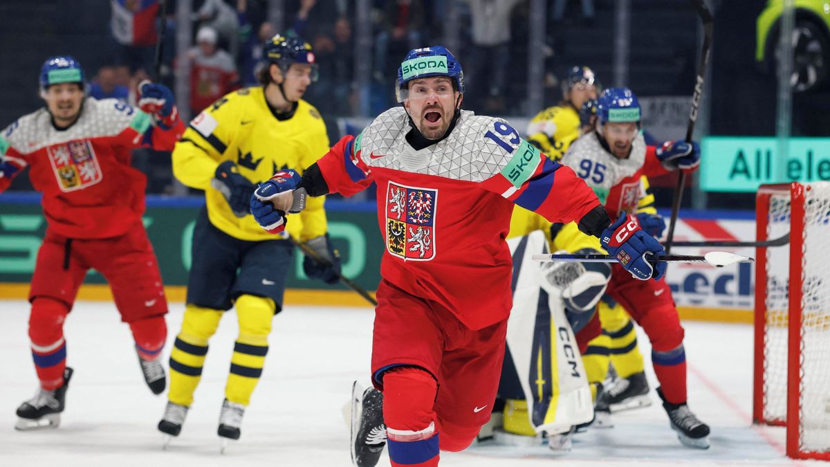 Čeští hokejisté porazili Švédsko 4:3 a odčinili výpadek se Slovinskem