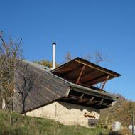 Mojžíšova chata, architekt Jiří Mojžíš, Viničné Šumice, ČR, 1968.