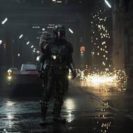 Pedro Pascal jako Mandalorian a Grogu.