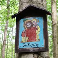 Svatý obrázek sv. Kryštofa.