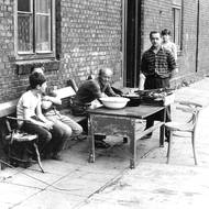 Milan Pitlach: Ostrava, Vítkovice, 15. 6. 1969, fotografie, papír.