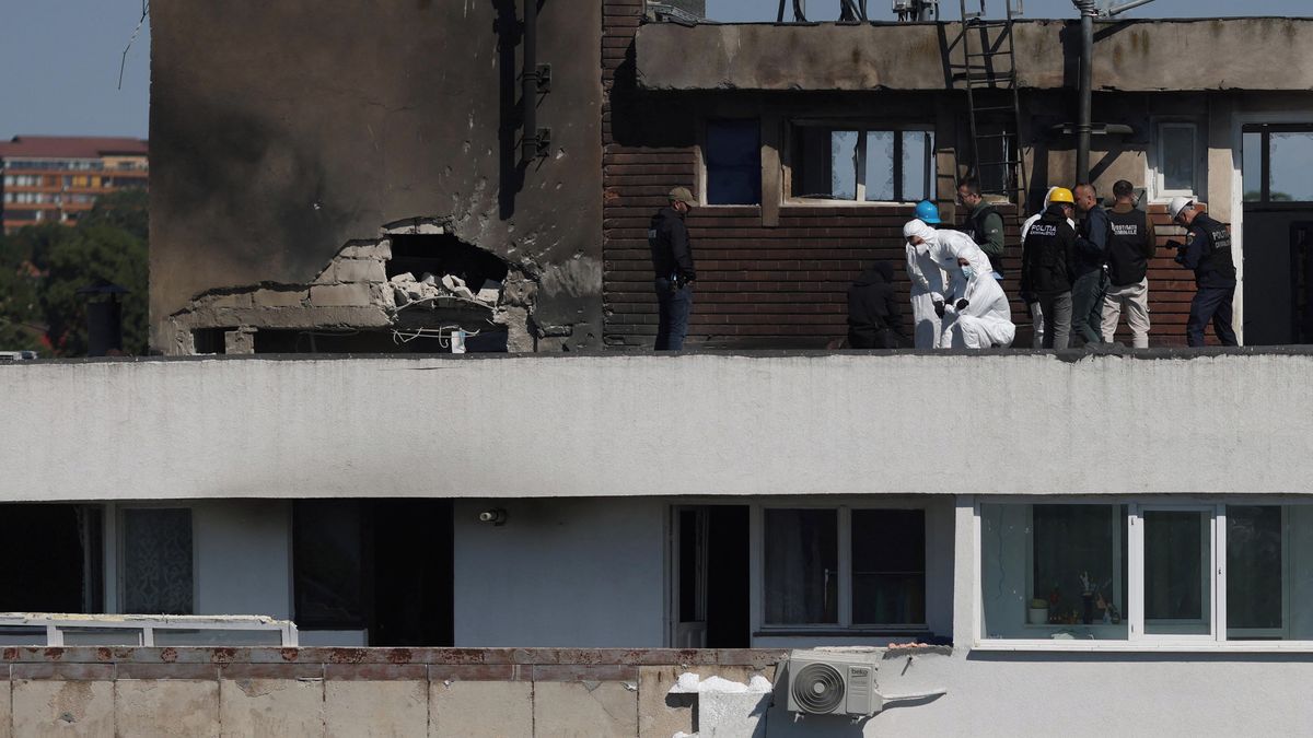 Rumunsko potvrdilo, že dron, který narazil do obytného domu v Galati, je ruský