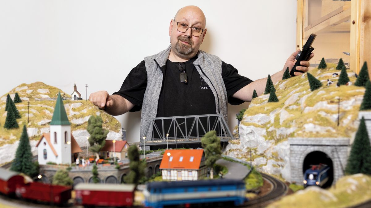 Modelářský nadšenec má unikátní sbírku vláčků, další si tiskne na 3D tiskárně