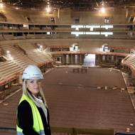 Provoz haly zajistí městská firma Arena Brno, halou provedla mluvčí Edita Smělíková.