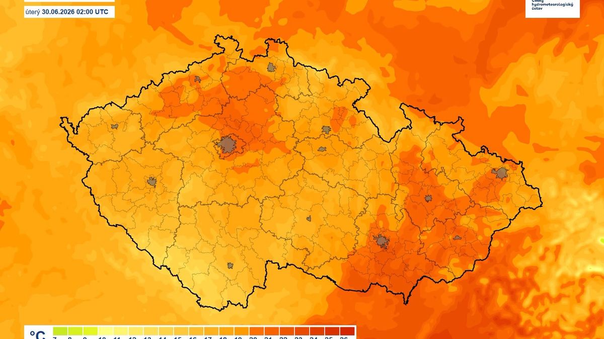 Noc na dnešek byla tropická už jen výjimečně. Ke konci týdne se má ochladit