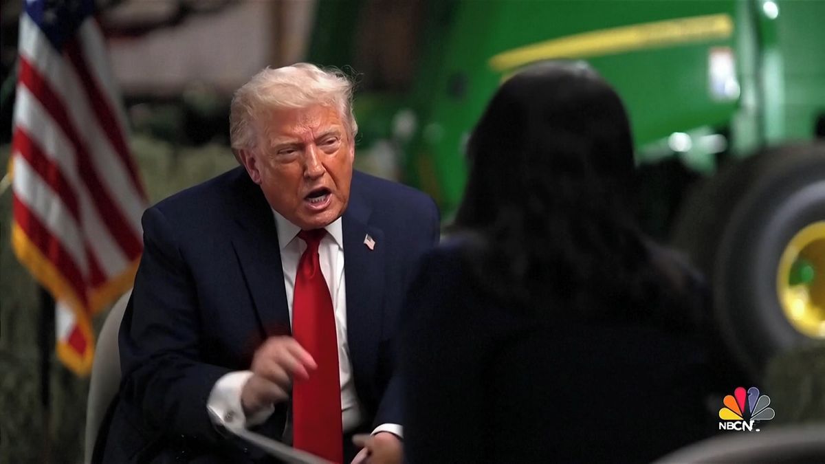 „Buď jste zkorumpovaná, nebo pitomá“. Trump předčasně ukonči