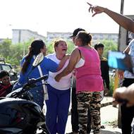 Stejně jako v dalších částech Venezuely lidé raději zatím zůstávají venku kvůli obavám z dalších otřesů.