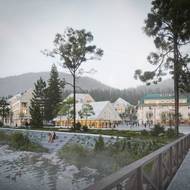 Návrh nového centra Špindlerova Mlýna od ateliéru Sadovsky &
Architects.