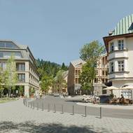 Návrh nového centra Špindlerova Mlýna od ateliéru OV Architekti.