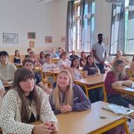 Návštěva třeboňského gymnázia.