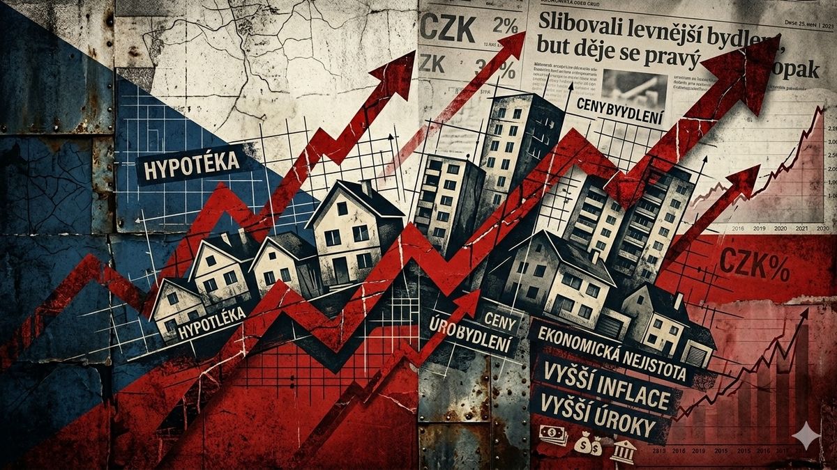 Potřetí nad 5 %? Dražší hypotéky potrápí statisíce