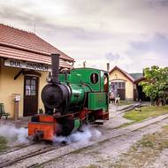 Muzeum průmyslových železnic ve Zbýšově.