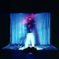 Tomáš Ruller: Oslava…, multimediální performance, Mezinárodní hudební festival, Brno, 1981. Scénická performance na hudbu Michala Košuta s laserovou projekcí ve spolupráci s opto-fonickou skupinou Via Lucis.