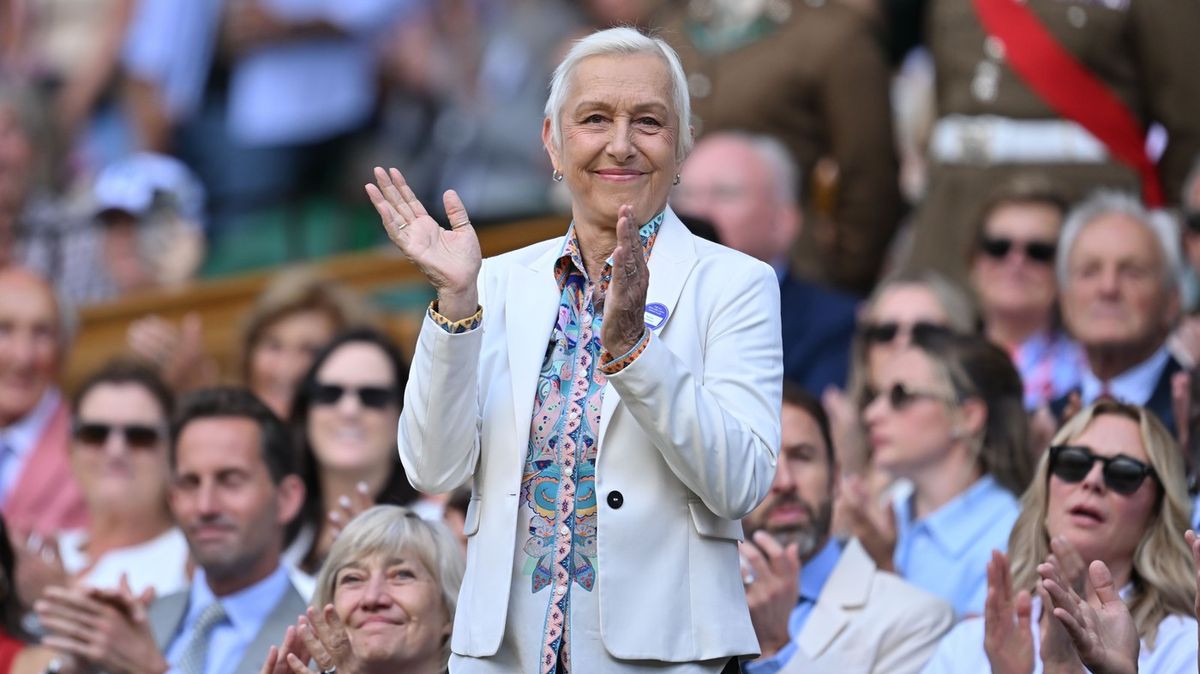 Je to šíleně dobré, jsem pyšná, říká Navrátilová k českému finále Wimbledonu