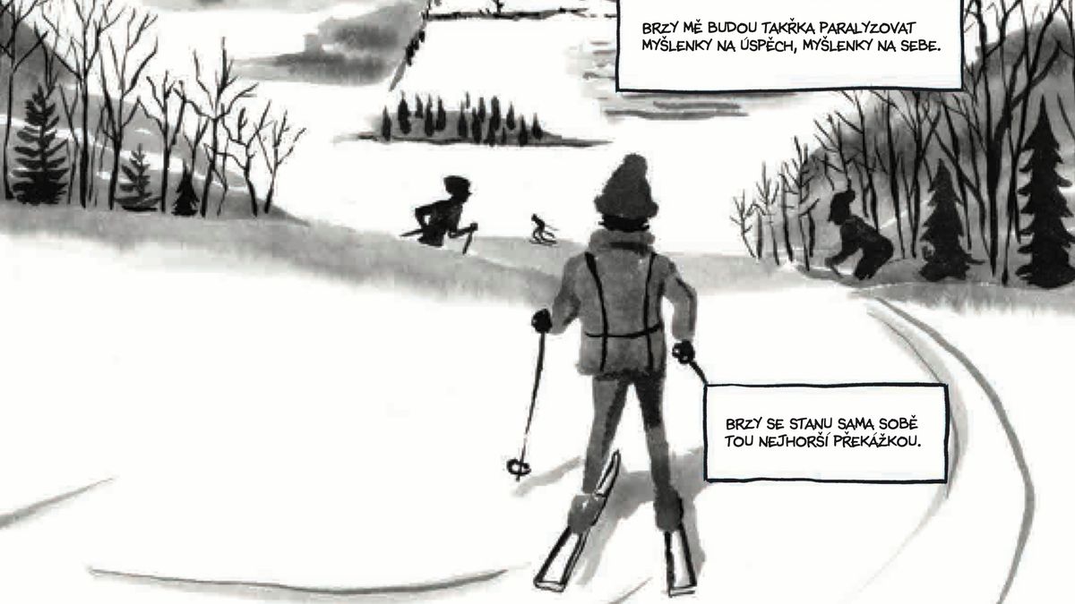 50 let sportovních výkonů v jednom komiksu: hledání vlastního já skrze trénink