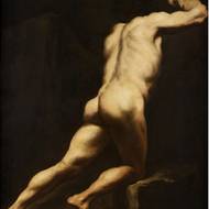Pietro della Vecchia: Samson, 1660 až 1663, olej na plátně, 99 × 74,5 cm.