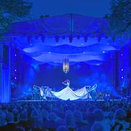 Snímek z pátečního zahajovacího koncertu Mezinárodního hudebního festivalu Český Krumlov.